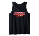 Stranger Things The Upside Down Text Logo Tank Top