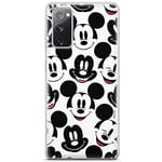 ERT GROUP Coque de téléphone Portable pour Samsung S20 FE / S20 FE 5G Original et sous Licence Officielle Disney Motif Mickey 018 Parfaitement adapté à la Forme du téléphone Portable, Coque en TPU