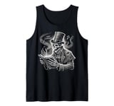 Carols Black Dark Goth Skeleton Christmas Women Men Tank Top