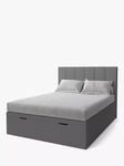 Koti Home Avon Upholstered Ottoman Storage Bed, Double