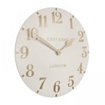 Thomas Kent Large Arabic Wall Clock 20 inch Oatmeal