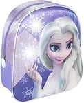 Cerdá - Sac à Dos La Reine des Neiges 2 aux Lumière LED - Licence Officielle Disney