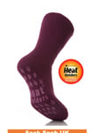 Womens LadiesThermal Heat Holders Slipper Socks 4-8, 37-42,6.5-10.5 US LAVENDER