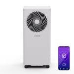 Aero Ring 7K Climatiseur 7000 BTU mobile et smart pour max. 25 m² avec commande vocale