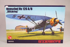 LP167 SABREKITS 7010 Maquette 1/48 Avion militaire Henschel Hs 126A/B Blitzkrieg