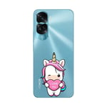 Coque compatible Honor 90 LITE licorne coeur kawaii I love you