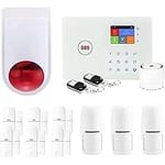 Alarme Maison connectée sans Fil WiFi et GSM Amazone - lifebox - kit6