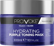 PROVOKE Touch of Silver Hydrating Purple Hair Mask 300ml - Brightens Blonde