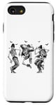 Coque pour iPhone SE (2020) / 7 / 8 Danseurs Hip Hop Boy Dance Halloween Squelette Dancing Skelly