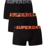 Caleçons Superdry  Lot de 3 boxers en coton biologique