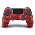 (Camo Red)Ohjain PS4 Slim Pro Joystick Gamepad Dual Vibration Langaton Bluetooth Joypad PlayStation 5 Joypad PC/IOS/Androidille