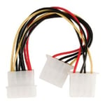 Nedis Intern Strömkabel Molex-hane till 2 x Molex-hona, 0.15 m