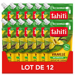 TAHITI - Eco-Recharge Gel Douche Tahiti Vanille - Formule 95% d'Origine Naturelle - Lot de 12 x 500 ml