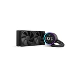 NZXT Kraken Elite 240 - AIO CPU Liquid Cooler - 240mm Radiator - 2 x F120P Fans - Customizable 2.72" IPS LCD Turbine Pump - Intel® LGA 1700, 1200/115X, 1851 - AMD® AM5, AM4 - Black