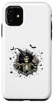 Coque pour iPhone 11 Costume de squelette pour Halloween