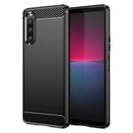 tectTech Sony Xperia 10 V TPU-skal Brushed, Svart