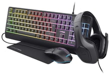 Trust Quadrox Keyboard, Mouse, Headset & Mat Gaming Bundle