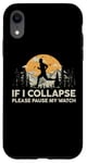 iPhone XR If I collapse Please Pause my Watch Running Marathon Runner Case