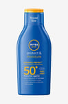 Nivea - Protect & Moisture Sun Lotion Spf 50+ 100Ml - Transparent