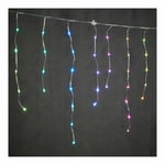 LED-valot verhoille Icicle Colored (300 x 70 cm)