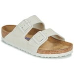 Birkenstock Tofflor Arizona SFB LEVE Antique White Vit dam