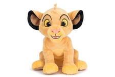 Simba Disney 25cm medium size soft toy character from Lion King, Yellow (Yellow)