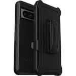 OtterBox Coque pour Google Pixel 8 Pro Defender Series – Noir, Robuste et Durable, avec Protection des Ports, Comprend Une béquille à Clip Holster