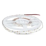 V-TAC Bande LED 5 mètres 5 W par mètre Ruban lumineux SMD 2835 Couleur de la lumière Blanc froid 6500 K Intérieur avec bande adhésive, alimentée à 12 V.