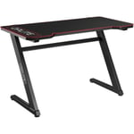 OPLITE Bureau Gaming Tilt Desk Noir / Rouge - (OP-TGD)