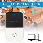 Portable Unlocked 4g Wifi Router Lte Wireless Car Mobile Hotspot Black