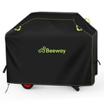 BEEWAY BBQ Cover, Waterproof Barbecue Cover Outdoor fits Gas Grill Weber, Brinkmann, Char Broil - Heavy Duty 420D Oxford, Windproof, Rip-Proof & UV Protection, 132cm x 66cm x 109cm