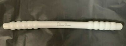 SILVER CROSS DOLLS COACH BUILT PRAM HANDLE SLEEVE GRIP COVER WHITE - NEW