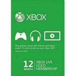 Microsoft Xbox Live Gold 12 Month Membership Card (Quick dispatch)