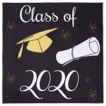 VALICLUD 1pc 2020 Graduation Backdrop Banner Congrats Doctoral Cap Photo Booth Wall Decor Party Poster Graduation Photography Props