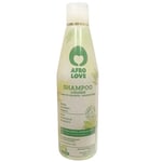 Afro Love Shampooing nettoyant en profondeur sans silicone, sulfates et parabènes - Pour cheveux bouclés - 290 ml - Avec menthe, eucalyptus et romarin