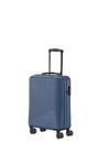 travelite Valise à main 4 roues petite 37 litres, série de bagages BALI : Valise trolley rigide en ABS conforme à la norme IATA pour les bagages à bord, 55 cm