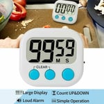 LCD Digital Kitchen Egg Cooking Timer Count Down Clock Alarm  Stopwatch Magnetic