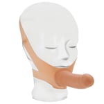 The Accommodator Face Strap On_Dildo_Flesh