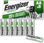 Energizer Rechargeable Battery AA Pack, Recharge Power Plus, 8 Pack, Rechargeab