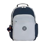 Kipling SEOUL, Large Backpack with Laptop Protection 15 Inch, 44 cm, 27 L, True Blue Grey