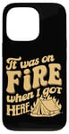 Coque pour iPhone 13 Pro It Was On Fire When I Got Here ||||-