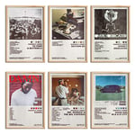 ManRule Kendrick Lamar Poster Set of 6 Album Cover Posters 8 by 12 inch Music Posters for Room Aesthetic Canvas Wall Art for Teens Room Decor UNFRAMED (Kendrick Lamar)