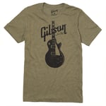 T-Paita Gibson Les Paul Tee Olive Large