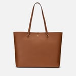 Lauren Ralph Lauren Karly Leather Large Tote Bag