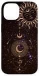 iPhone 14 Sun Moon and Stars Aesthetic Celestial Case