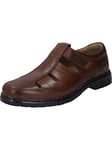 Josef Seibel Homme Chaussures Basses avec Velcro Alastair 08, Monsieur Chaussures Basses,Extra-Large (K),Semelle Amovible,Marron (Cognac),39 EU / 6 UK