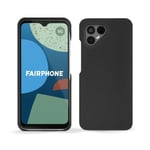 Coque cuir Fairphone 4 - Coque arrière - Noir - Cuir lisse - Neuf