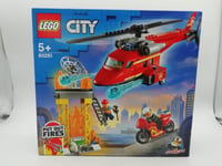 Lego City 60281 Fire Rescue Helicopter Age 5+ Complete Sealed BNIB #6
