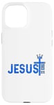 iPhone 15 Jesus is my King - Bible True Story - Jesus Happy Case