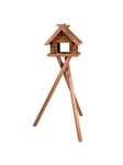 Trixie natura bird feeder with stand pine wood 47 × 40 × 36 cm/1.40 m brown